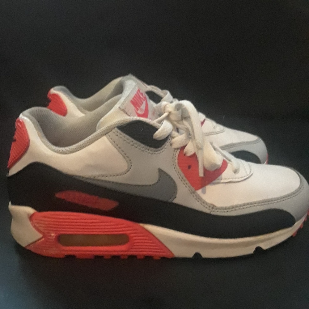 Nike Air Max 90 GS WHITE CEMENT GREY INFRARED